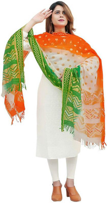 LAKSHMIKA COLLECTION Silk Blend Embroidered Women Dupatta