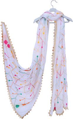 INVENT FASHION Chiffon Embroidered Women Dupatta