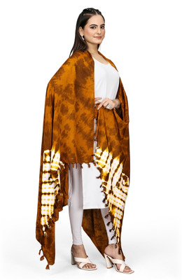 VENZORIZ Polycotton, Rayon Self Design, Hand Painted Women Dupatta