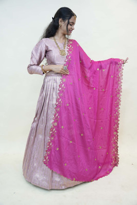 MR Y Art Silk Embroidered Women Dupatta