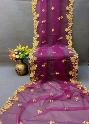 Jhanjari Net Embroidered Women Dupatta