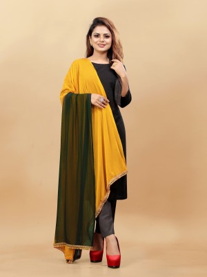 Julee Crepe Chiffon Solid Women Dupatta