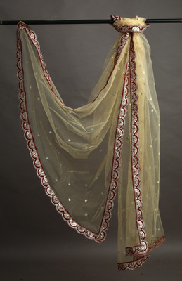 MARUTI KRUPA ENTERPRISE Net Embroidered Women Dupatta