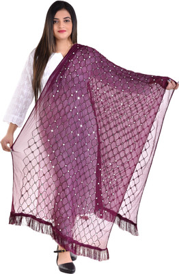 Trendz Hack Chiffon Embroidered Women Dupatta