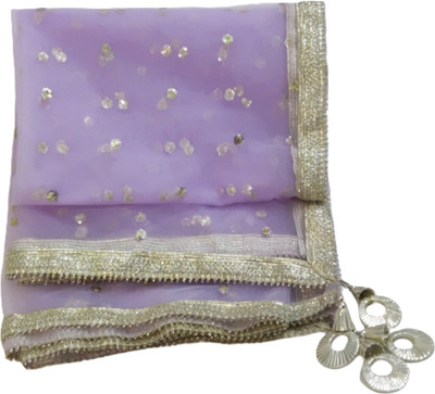 anni fashion Net Embroidered Women Dupatta