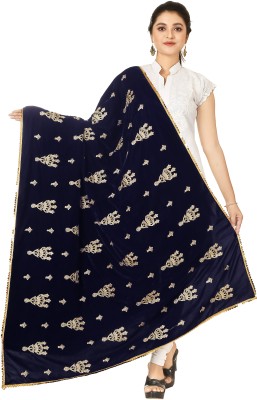 Tutli Putli Velvet Embroidered Women Dupatta