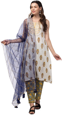 awkfull Net Embroidered Women Dupatta