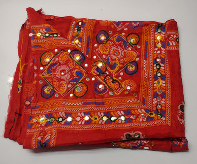 Sai Fashions Cotton Blend Embroidered Women Dupatta