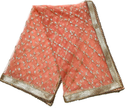 kamya fashion Net Embroidered Women Dupatta