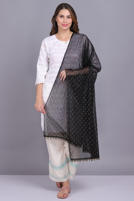 AXOLOTL Net Self Design Women Dupatta