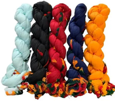 Nakoda Creation Cotton Blend Solid Women Dupatta