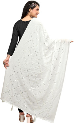 Kemza Pure Cotton Embroidered Women Dupatta