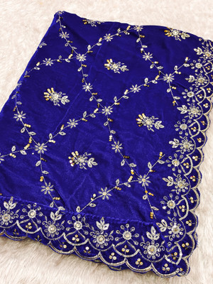 kinjhit Fashion Velvet Solid Women Dupatta