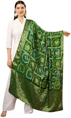 A R SILK DUPATTA HUB Art Silk Embroidered Women Dupatta