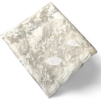 DHARMEE Net Embroidered Women Dupatta