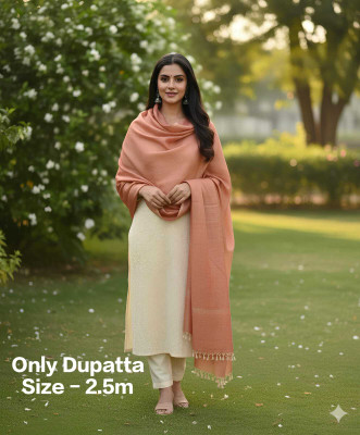 Hut Cotton Silk Solid Women Dupatta