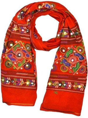 Jay shree Sharma Cotton Blend Embroidered Women Dupatta