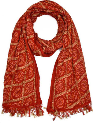 TMT HUB Cotton Silk Printed Women Dupatta