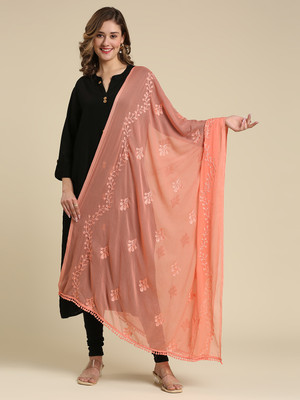 DUPATTA BAZAAR Net Embroidered Women Dupatta