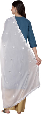 A R SILK DUPATTA HUB Chiffon Embroidered Women Dupatta