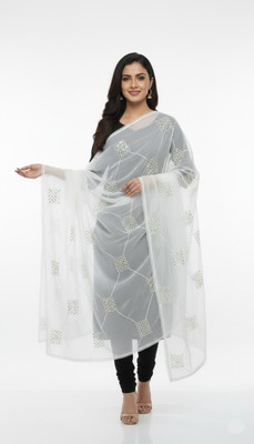 Traditions Bazaar Pure Cotton Self Design Women Dupatta