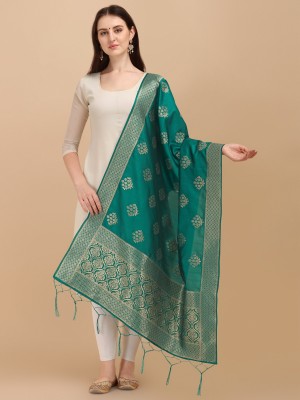 DEVANGI Silk Blend Embellished Women Dupatta