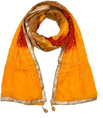 WaheguruFabrics Art Silk Printed Women Dupatta