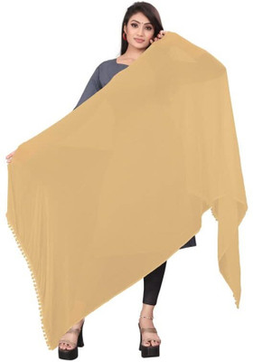 SAHINADUPATTA Chiffon Solid Women Dupatta