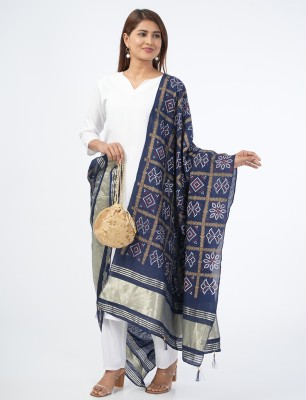 Hella Fashions Cotton Silk Printed Women Dupatta