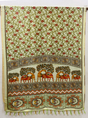 NESA Cotton Blend Printed Women Dupatta