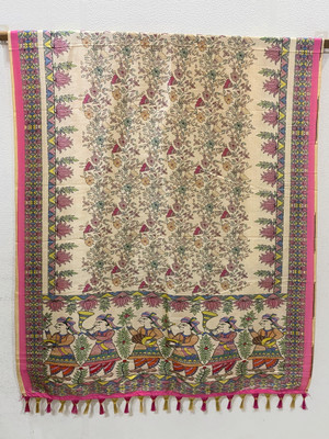 NESA Cotton Blend Printed Women Dupatta