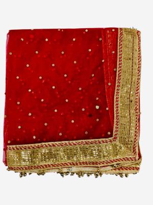 SAHINADUPATTA Net Embellished Women Dupatta