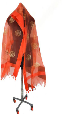 The SDF India Organza Embroidered Women Dupatta