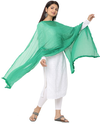Hella Fashions Chiffon Self Design Women Dupatta