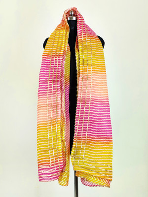 altaxtile Cotton Silk Striped Women Dupatta