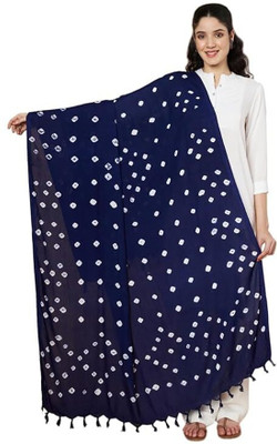 khodiyarbadhani Cotton Blend Striped Women Dupatta