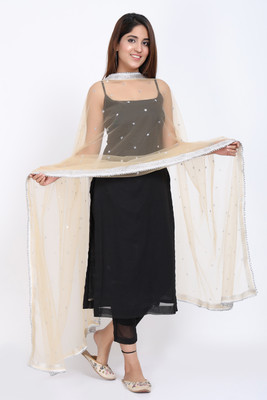 Trendz Hack Net Embellished Women Dupatta