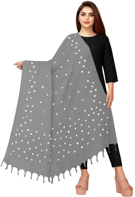 DHWANIX LOOK Cotton Blend Printed Women Dupatta