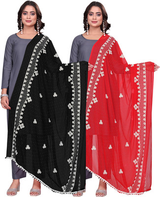 Kemza Chiffon Embroidered Women Dupatta