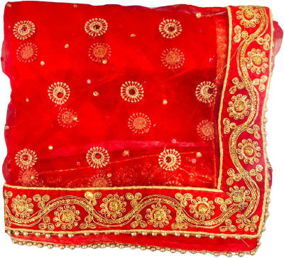 APNA KAPDA BAZAAR Net Embroidered Women Dupatta