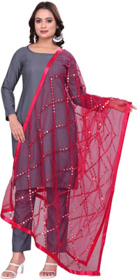 Kemza Net Embroidered Women Dupatta