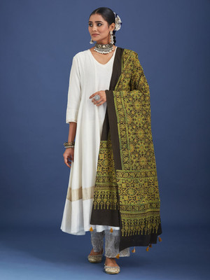 Taavi Pure Cotton Printed Women Dupatta