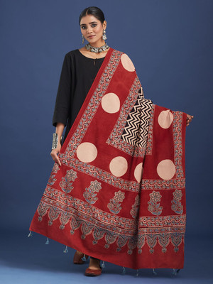 Taavi Pure Cotton Printed Women Dupatta