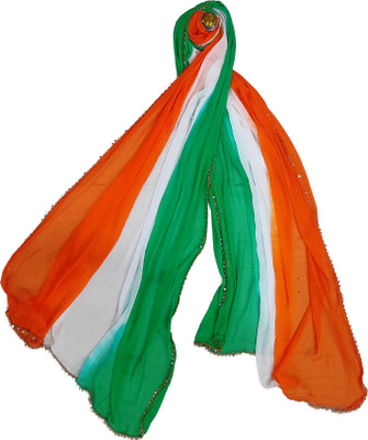 R TEX Chiffon Solid Women Dupatta