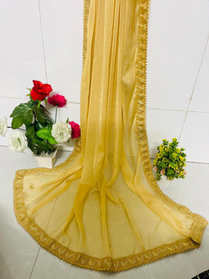 N P ENTERPRISE Chiffon Solid Women Dupatta