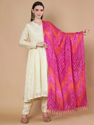 AKSHADEEP Art Silk Hand Painted Women Dupatta