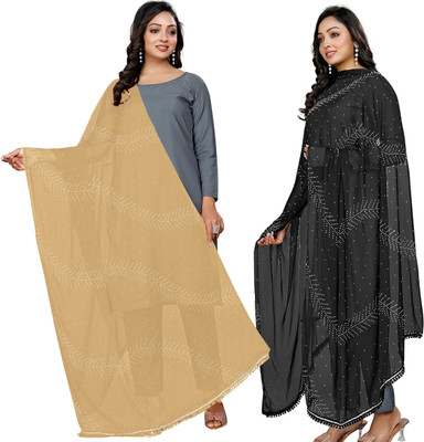 Kemza Chiffon Solid Women Dupatta