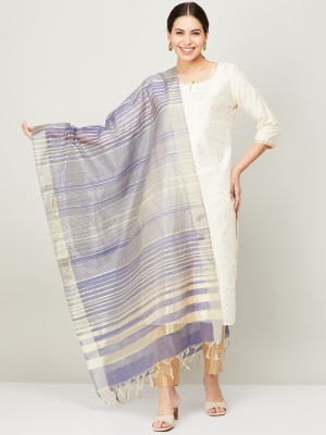 Melange by Lifestyle Polyester Striped Women Dupatta