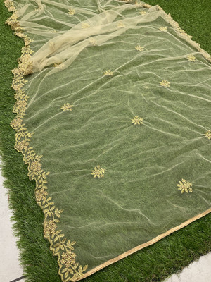 Fabcartz Net Embroidered Women Dupatta
