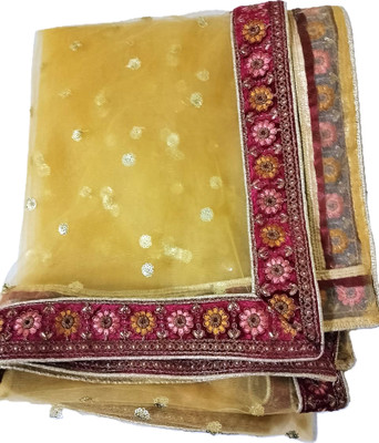 Euphoria Net Embellished Women Dupatta